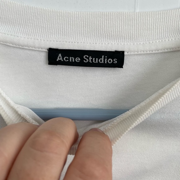 *LOWEST PRICE FIRM Acne Studios Face-applique t-shirt - Picture 5 of 10
